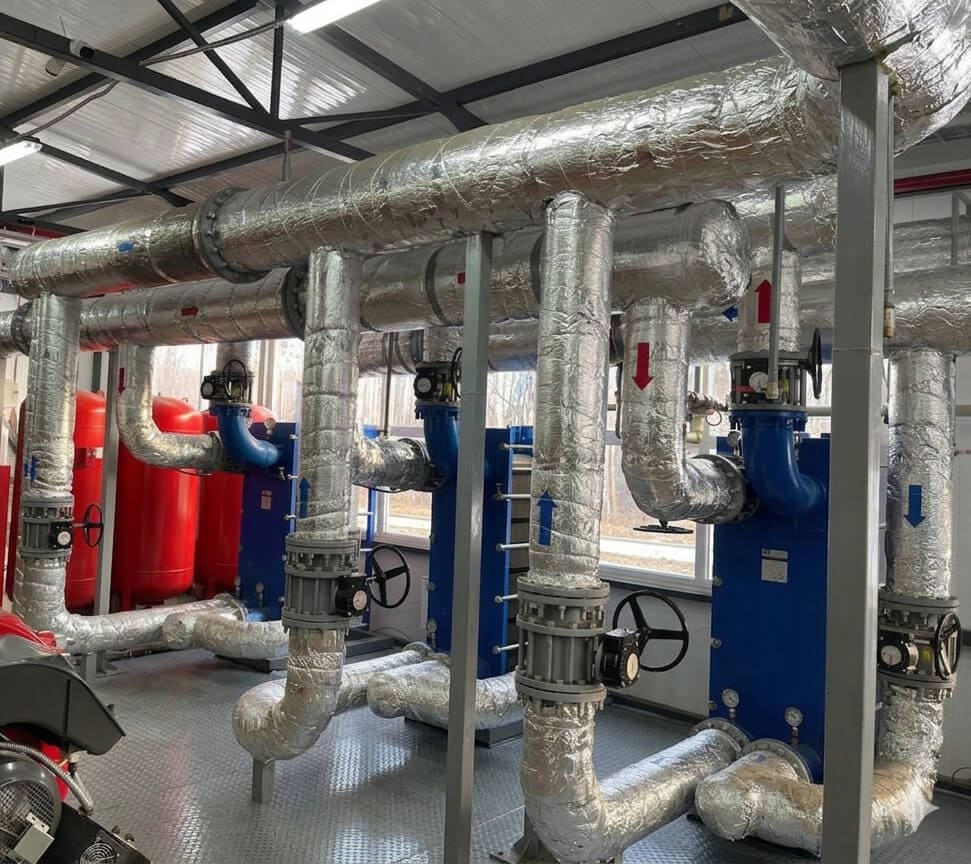 Теплообменники в газовой котельной