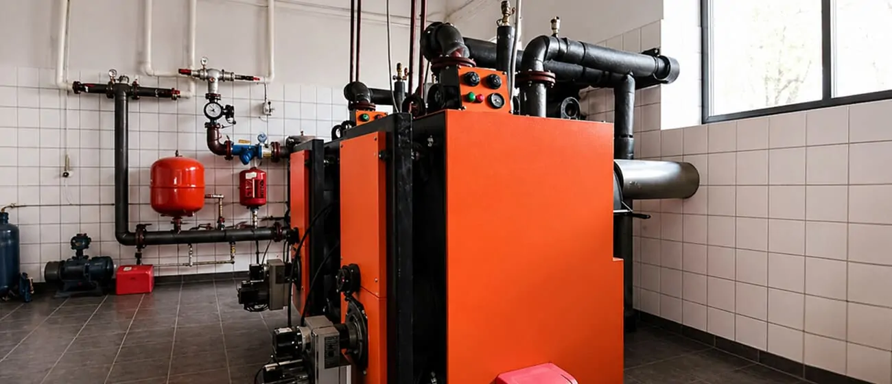 Liquid fuel boiler plant
